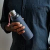 Black+blum Black + Blum Glass Water Bottle with Slate Sleeve -WATER BOTTLES Sales unnamed file 5401