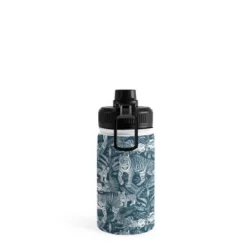 Julia Madoka Family of Tigers Monochrome Water Bottle - Society6 -WATER BOTTLES Sales unnamed file 5453