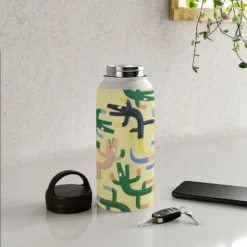 MSRYSTUDIO Crocodile Geometry Water Bottle - Society6 -WATER BOTTLES Sales unnamed file 5504