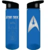 Star Trek U.S.S. Enterprise Shield Symbol Blue Reusable Water Bottle -WATER BOTTLES Sales unnamed file 5556
