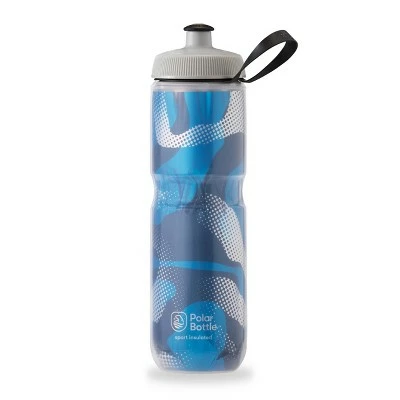 Polar Bottle Polar Sport 24oz Insulated Water Bottle Blue/silver 6 Polar Bottle Polar Sport 24oz Insulated Water Bottle Blue/silver - Image 4