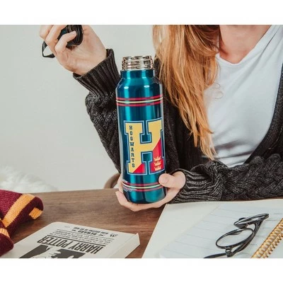 Silver Buffalo Harry Potter Hogwarts Houses Stainless Steel Water Bottle | Holds 27 Ounces 4 Silver Buffalo Harry Potter Hogwarts Houses Stainless Steel Water Bottle | Holds 27 Ounces - Image 2