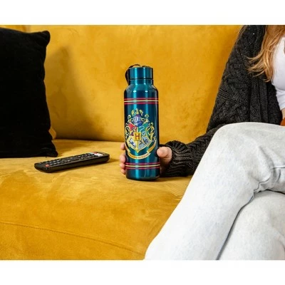 Silver Buffalo Harry Potter Hogwarts Houses Stainless Steel Water Bottle | Holds 27 Ounces 7 Silver Buffalo Harry Potter Hogwarts Houses Stainless Steel Water Bottle | Holds 27 Ounces - Image 5