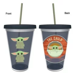 Star Wars The Child Baby Yoda Evolution 16 oz. Acrylic Travel Cup -WATER BOTTLES Sales unnamed file 5596