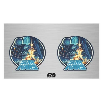 Star Wars Classic Scene Circle Stainless Steel Water Bottle 3 Star Wars Classic Scene Circle Stainless Steel Water Bottle