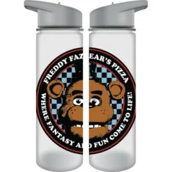 Five Nights At Freddy's Freddy Fazbear 24 Oz. Plastic Water Bottle