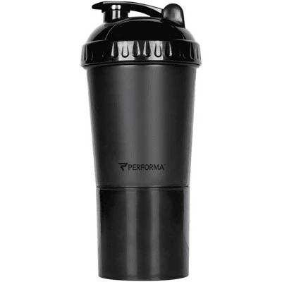 Performa Activ 24 oz. Shaker Cup Plus with Storage Container - Black 3 Performa Activ 24 oz. Shaker Cup Plus with Storage Container - Black