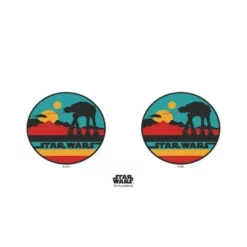 Star Wars AT-AT Retro Circle Stainless Steel Water Bottle