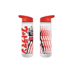 Ultraman Anime Cartoon Hero Character 24 Oz. UV Print Tritan Plastic Water Bottle