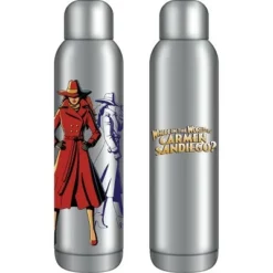 Carmen Sandiego Carmen San Diego TV Show Character 22 Oz. Stainless Steel Water Bottle