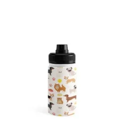 Avenie Dog Pattern Water Bottle - Society6