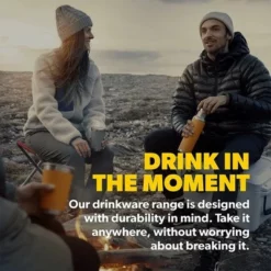 Dometic THRM66 Thermo 22 Ounce Stainless Steel Ergonomic Vacuum Sealed Bottle with Double Wall Insulation, Fits All Standard Cup Holders, Glow -WATER BOTTLES Sales unnamed file 5722