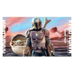 Star Wars The Mandalorian Colorful Sky Sunset Stainless Steel Water Bottle