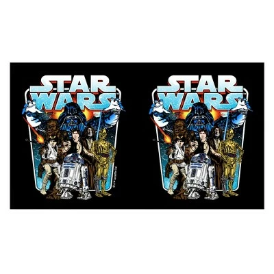 Star Wars Vintage Hero Character Frame Stainless Steel Water Bottle 3 Star Wars Vintage Hero Character Frame Stainless Steel Water Bottle