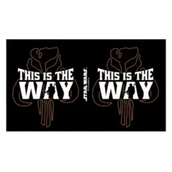 Star Wars The Mandalorian The Way Silhouette Stainless Steel Water Bottle