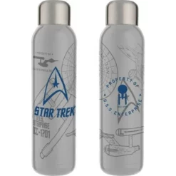 Star Trek Series U.S.S. Enterprise Symbol 22 Oz. Stainless Steel Water Bottle