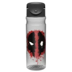 Zak Designs Marvel Deadpool 26oz Flip Top Water Bottle