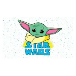 Star Wars The Mandalorian The Child Cartoon Shiny Eyes Stainless Steel Water Bottle