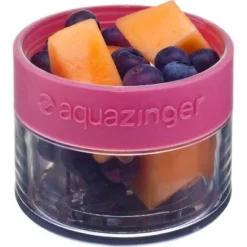 Zing Anything Aqua Zinger 18/8 Stainless Steel Pink Fruit Fusion Water Bottle, 20 Ounce