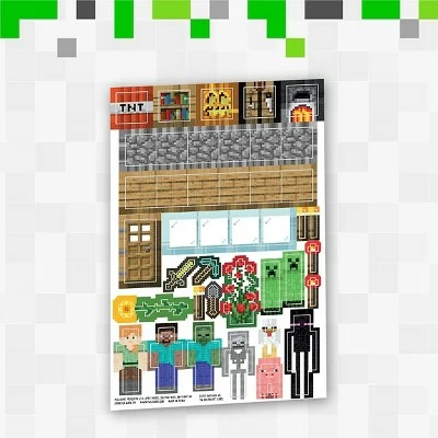 Paladone Products Ltd. Minecraft 21 Ounce Plastic Water Bottle and Stickers 4 Paladone Products Ltd. Minecraft 21 Ounce Plastic Water Bottle and Stickers - Image 3