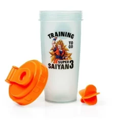 Just Funky Dragon Ball Z Super Saiyan Goku Gym Shaker Bottle -WATER BOTTLES Sales unnamed file 615