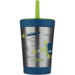 Contigo Kid's 12 oz. Spill Proof Insulated Stainless Steel Tumbler with Straw -WATER BOTTLES Sales unnamed file 625