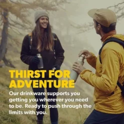 Dometic THRM66 Thermo 22 Ounce Stainless Steel Ergonomic Vacuum Sealed Bottle with Double Wall Insulation, Fits All Standard Cup Holders, Moss -WATER BOTTLES Sales unnamed file 646