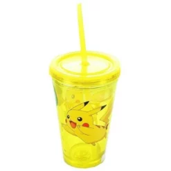 Just Funky Pokemon Pikachu 16oz Carnival Cup with Lightning Confetti