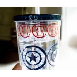 Se7en20 Marvel Icons 16oz Plastic Carnival Cup with Lid and Straw -WATER BOTTLES Sales unnamed file 687