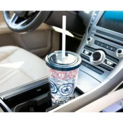 Se7en20 Marvel Icons 16oz Plastic Carnival Cup with Lid and Straw -WATER BOTTLES Sales unnamed file 688