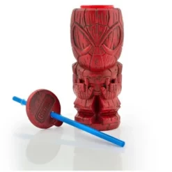 Beeline Creative Geeki Tikis Marvel Spider-Man Tumbler | Tiki Style Cup | Holds 21 Ounces -WATER BOTTLES Sales unnamed file 707