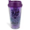 Silver Buffalo Disney Villains "Bad Vibes Only" Double-Walled Plastic Tumbler | Holds 16 Ounces -WATER BOTTLES Sales unnamed file 719