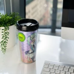 Just Funky Crypton Voice Hatsune Miku 16oz Travel Mug -WATER BOTTLES Sales unnamed file 760