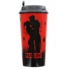 Toynk Nerd Block DC Comics "Mad Love" Harley Quinn and The Joker Travel Cup | Red
