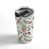 Society6 Marta Barragan Camarasa Christmas Botany 001 Travel Mug 20 oz Stainless Steel Travel Mug - Deny Designs -WATER BOTTLES Sales unnamed file 783