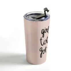 Society6 Allyson Johnson You Got This Girl 20 oz Stainless Steel Travel Mug - Deny Designs -WATER BOTTLES Sales unnamed file 788