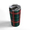 Society6 Emanuela Carratoni Tartan Theme Travel Mug 20 oz Stainless Steel Travel Mug - Deny Designs -WATER BOTTLES Sales unnamed file 795