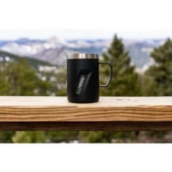 EcoVessel 12oz Transit Insulated Stainless Steel Coffee and Camping Mug - Black