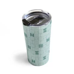Society6 CoastL Studio Bold Minimalism Teal 20 oz Stainless Steel Travel Mug - Deny Designs