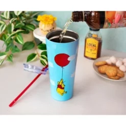 Silver Buffalo Winnie the Pooh Balloon Stainless Steel Tumbler With Straw | Holds 22 Ounces 10 Silver Buffalo Winnie the Pooh Balloon Stainless Steel Tumbler With Straw | Holds 22 Ounces -WATER BOTTLES Sales unnamed file 845