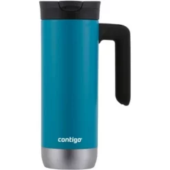 Contigo 20 oz. Superior 2.0 SnapSeal Stainless Steel Travel Mug with Handle -WATER BOTTLES Sales unnamed file 85