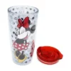 Mickey Mouse & Friends Silver Buffalo Disney Minnie Mouse Travel Tumbler with Slide Close Lid | Holds 20 Ounces -WATER BOTTLES Sales unnamed file 867