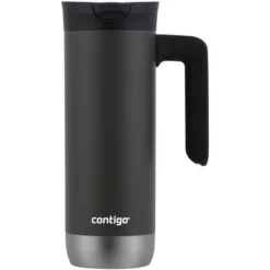 Contigo 20 oz. Superior 2.0 SnapSeal Stainless Steel Travel Mug with Handle -WATER BOTTLES Sales unnamed file 87