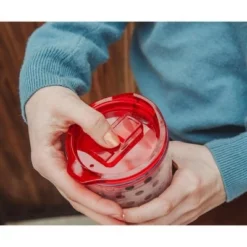 Mickey Mouse & Friends Silver Buffalo Disney Minnie Mouse Travel Tumbler with Slide Close Lid | Holds 20 Ounces -WATER BOTTLES Sales unnamed file 870