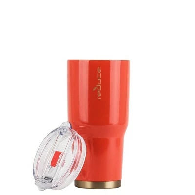 Reduce 34oz Cold1 Insulated Stainless Steel Straw Tumbler Cayenne 4 Reduce 34oz Cold1 Insulated Stainless Steel Straw Tumbler Cayenne - Image 2