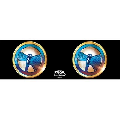 Marvel: Thor: Love and Thunder Stormbreaker Emblem Stainless Steel Tumbler w/Lid 3 Marvel: Thor: Love and Thunder Stormbreaker Emblem Stainless Steel Tumbler w/Lid