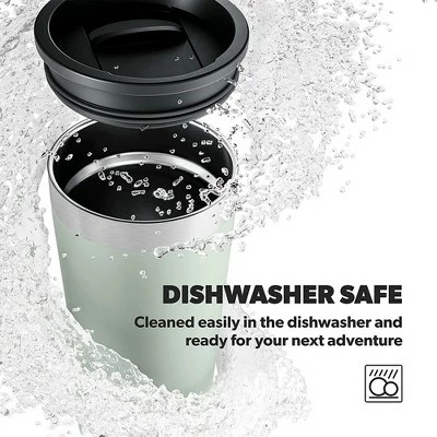 Dometic TMBR32 Thermo 11 Ounce Stainless Steel Non Skid Dishwasher Safe Vacuum Sealed Compact Tumbler Cup with Double Wall Insulation, Moss 3 Dometic TMBR32 Thermo 11 Ounce Stainless Steel Non Skid Dishwasher Safe Vacuum Sealed Compact Tumbler Cup with Double Wall Insulation, Moss