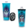 Toynk Silver Buffalo Disney Nightmare Before Christmas Sugar Skulls Plastic Travel Tumbler with Lid 1 Toynk Silver Buffalo Disney Nightmare Before Christmas Sugar Skulls Plastic Travel Tumbler with Lid -WATER BOTTLES Sales unnamed file 956