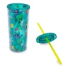 Toynk Silver Buffalo Disney Lilo & Stitch Tropical Summer Icons Carnival Cup with Lid and Straw -WATER BOTTLES Sales unnamed file 961