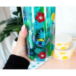 Toynk Silver Buffalo Disney Lilo & Stitch Tropical Summer Icons Carnival Cup with Lid and Straw 9 Toynk Silver Buffalo Disney Lilo & Stitch Tropical Summer Icons Carnival Cup with Lid and Straw -WATER BOTTLES Sales unnamed file 963